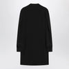 Chloé Black ruffled dress in silk blend