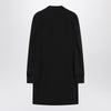 Chloé Black ruffled dress in silk blend