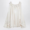 Chloé Milky white mini dress in silk