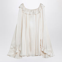  Chloé Milky white mini dress in silk