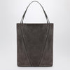Large Chloé Spin tote bag in grey suede