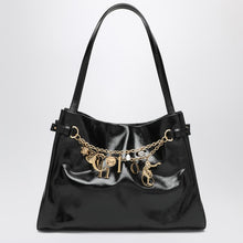  Chloé Charms black leather shoulder bag