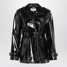  Chloé Black glossy cotton canvas jacket