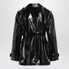 Chloé Black glossy cotton canvas jacket