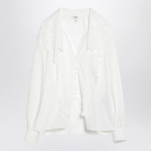  Chloé White shirt with embroidered bow tie