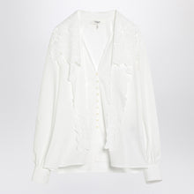  Chloé White shirt with embroidered bow tie