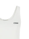 Chloé Logo Embroidery Top