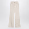Chloé Ivory flared denim trousers