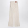 Chloé Ivory flared denim trousers