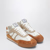 Chloé Kick brown and white sneakers in mesh and leather