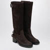 Chloé Brown Dakota biker boots