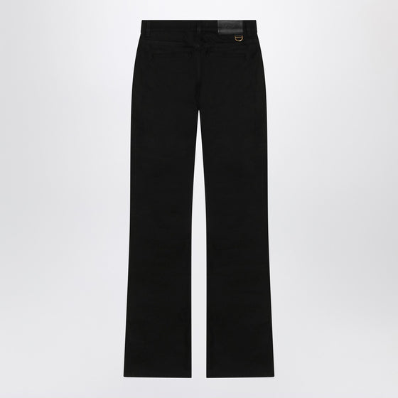 Chloé Black slim jeans with charm zip