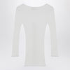 Chloé White fitted cotton cardigan