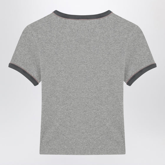 Chloé Chiné jersey baby-fit T-shirt with logo print