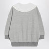 Chloé Gray marl fleece sweatshirt