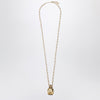 Chloé Vintage Gold brass Elixir pendant necklace