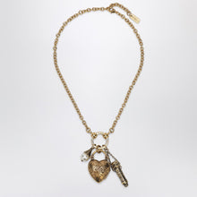  Chloé Vintage Gold brass Ch"teau Treasures choker