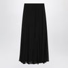 Chloé Black silk muslin maxi skirt
