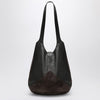 Brown Chloé Balloon bag in leather and suede