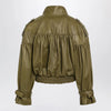 Chloé Eucalyptus cropped jacket with leather belt