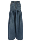 Chloé Balloon Denim Skirt