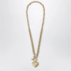 Chloé Gold/Ivory heart chain necklace