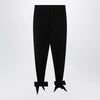 Chloé Black pleated fluid crêpe de chine trousers