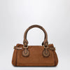 Chloé Paddington suede calf leather bag in vintage brown