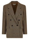 Chloé Check Double-breasted Blazer