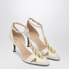 Chloé Cleia ivory heeled sandals