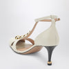 Chloé Cleia ivory heeled sandals