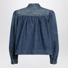Chloé Indigo blue gathered denim jacket