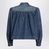Chloé Indigo blue gathered denim jacket