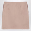 Chloé Short pink satin pencil skirt