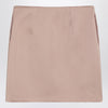 Chloé Short pink satin pencil skirt