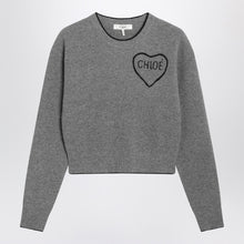  Chloé Gray wool and cashmere sweater