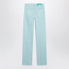 Chloé Straight jeans in turquoise organic cotton denim