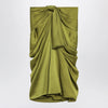 Chloé Green draped silk skirt
