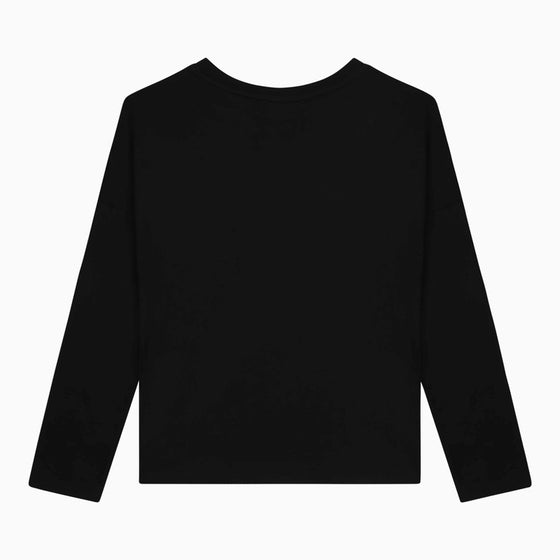 Chloé Black crew-neck T-shirt with logo