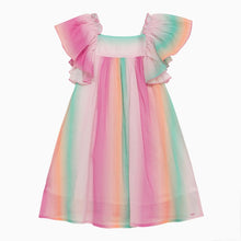  Chloé Multicoloured cotton dress with ruffles