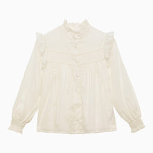  Chloé White cotton shirt with embroidery