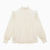 Chloé White cotton shirt with embroidery
