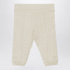 Chloé Ivory embroidered cotton and wool legging