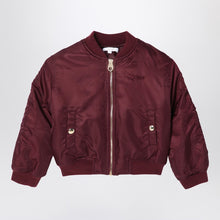  Chloé Nylon bordeaux bomber jacket