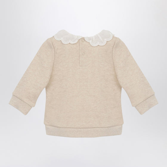 Chloé Beige cotton sweatshirt