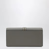 Chloé Grey Alphabet flap wallet in grained leather