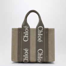  Chloé Woody grey canvas bag