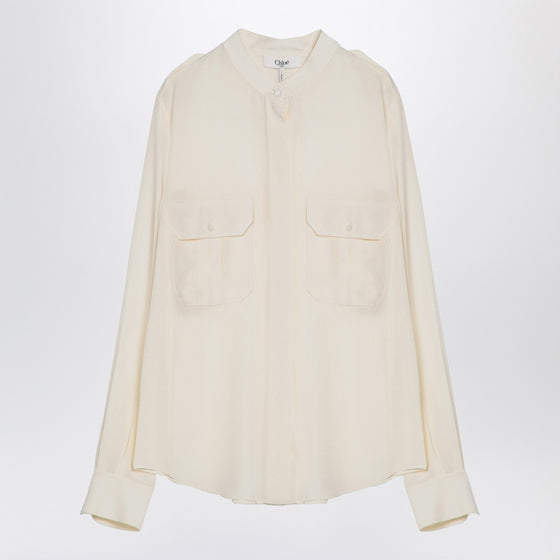 Chloé Ivory silk blouse