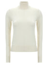 Chloé ChloÉ Logo Embroidery Turtleneck Sweater