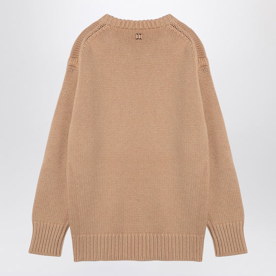 Chloé Nude cashmere and cotton oversize jumper